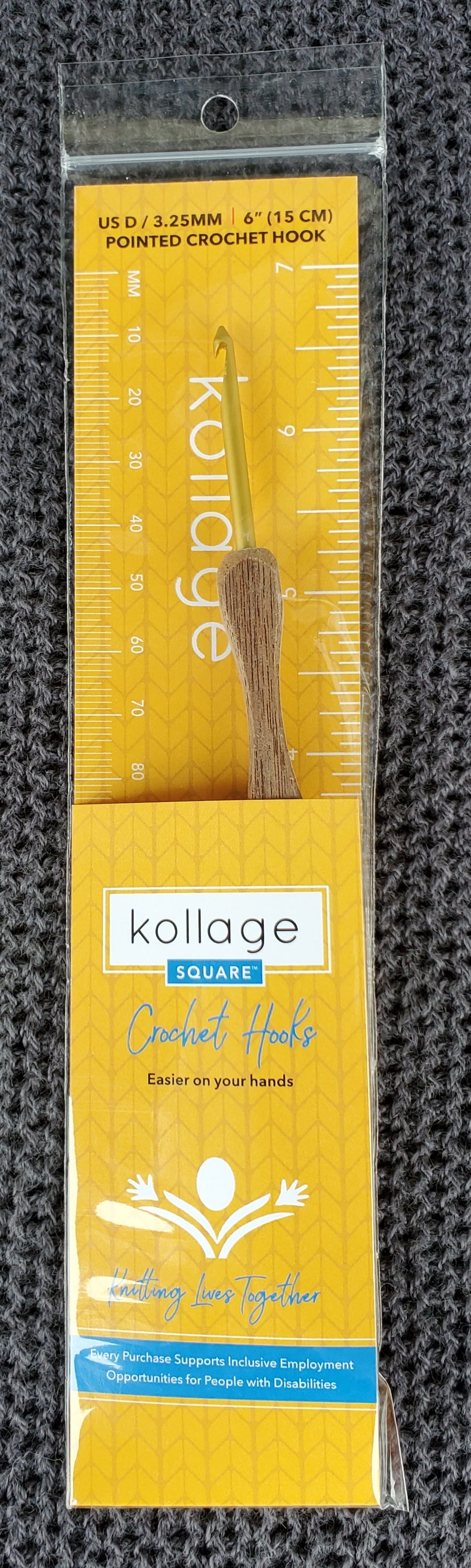 Crochet Hook - 6 Piece Set - Pointed – Kollage SQUARE Needles Store