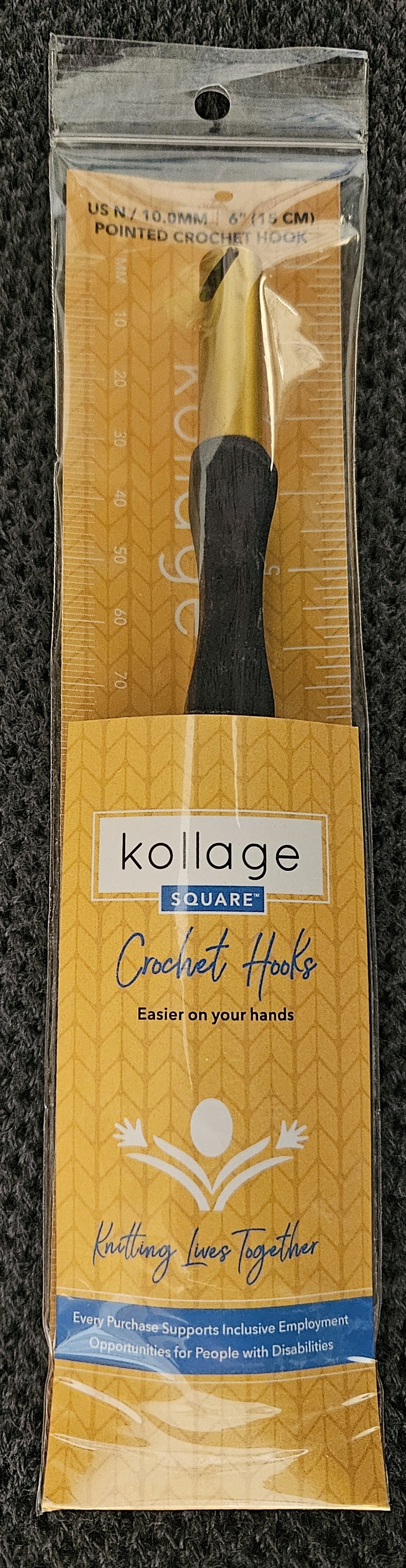 Crochet Hook - 6 Piece Set - Pointed – Kollage SQUARE Needles Store