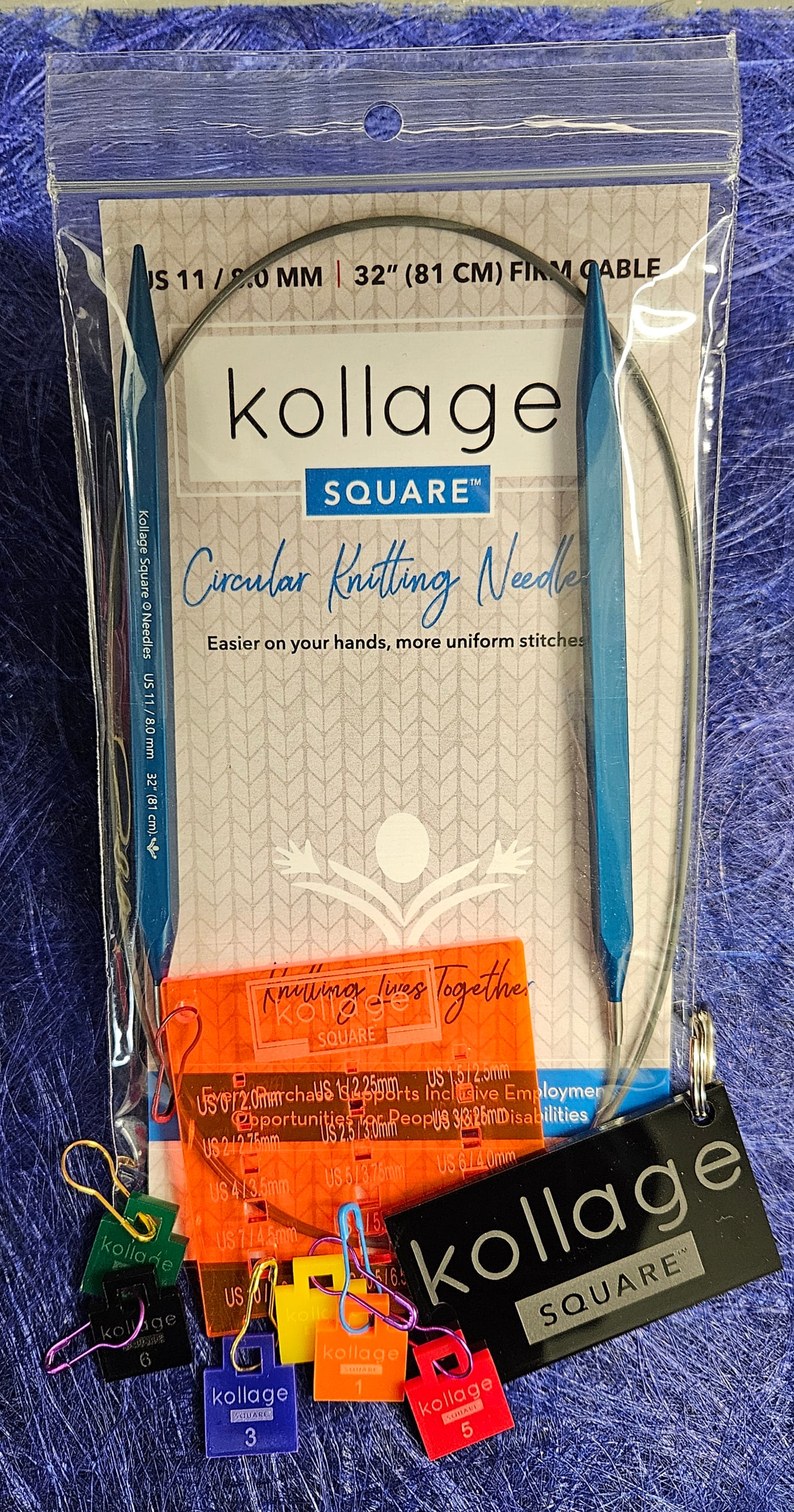 Kollage SQUARE - Beginners knitting kit