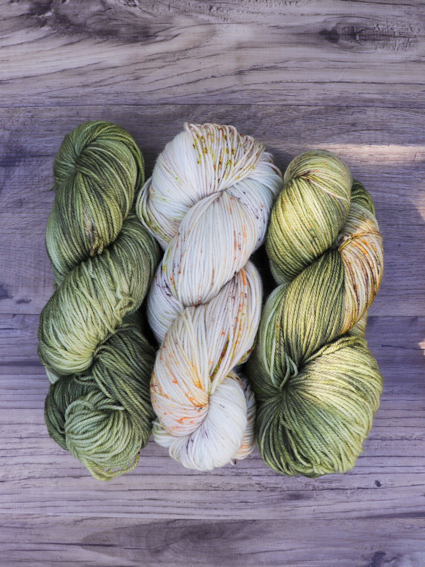 kollage SQUARE - Hand Dyed Yarn -  Greens